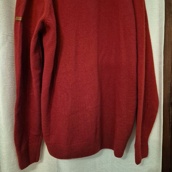 BEN SHERMAN LAMBSWOOL BLEND   BUTTON CARDIGAN CRIMSON MENS Small - Picture 11 of 11